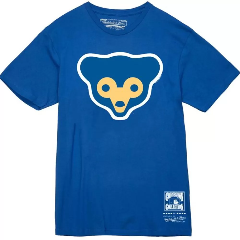 Apparel Mitchell & Ness T-Shirts & Tops-Basic Logo 2 Tee Chicago Cubs
