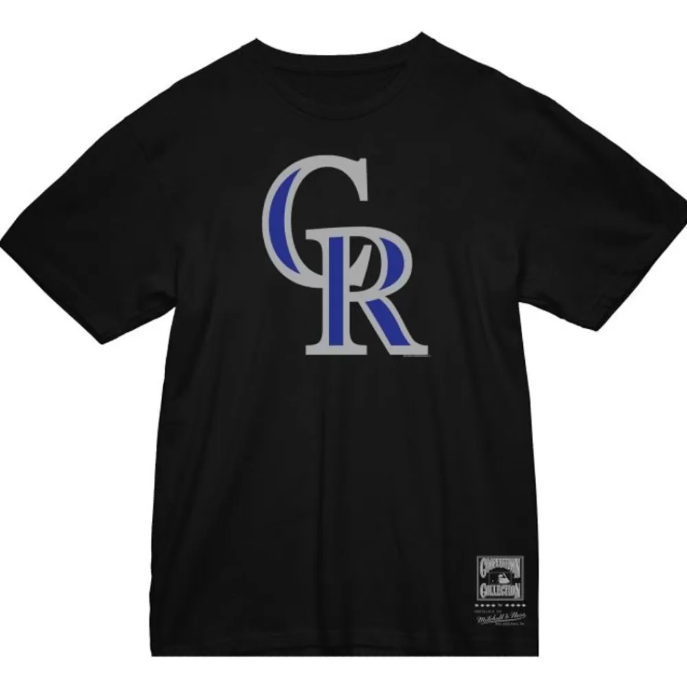 Apparel Mitchell & Ness T-Shirts & Tops-Basic Logo 2 Tee Colorado Rockies