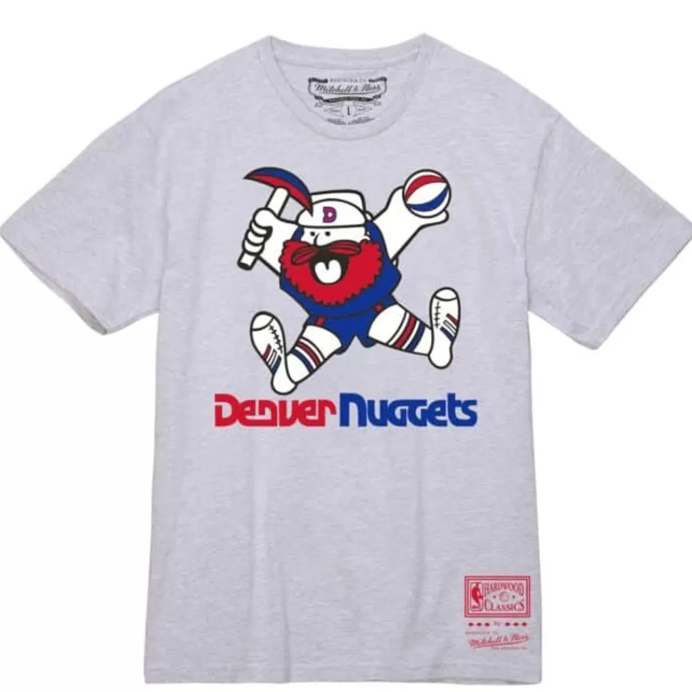 Apparel Mitchell & Ness T-Shirts & Tops-Basic Logo 2 Tee Denver Nuggets