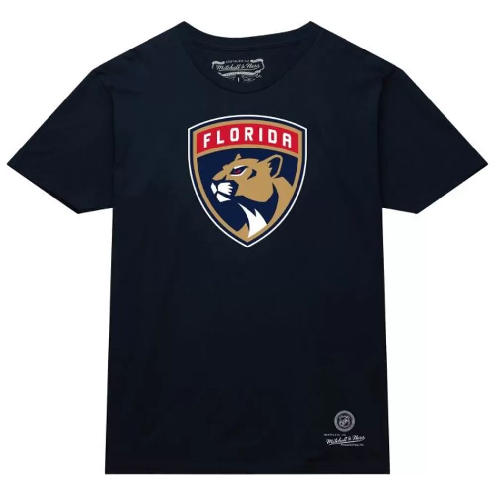 Apparel Mitchell & Ness T-Shirts & Tops-Basic Logo 2 Tee Florida Panthers