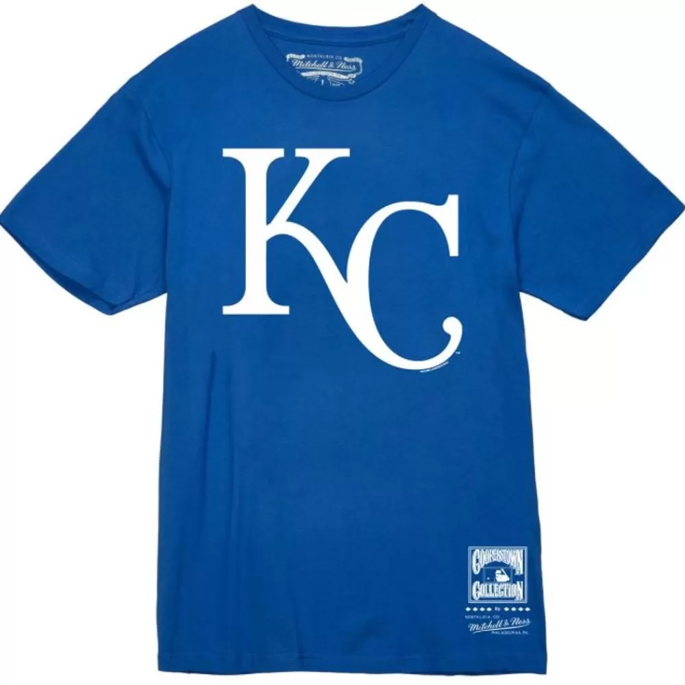 Apparel Mitchell & Ness T-Shirts & Tops-Basic Logo 2 Tee Kansas City Royals