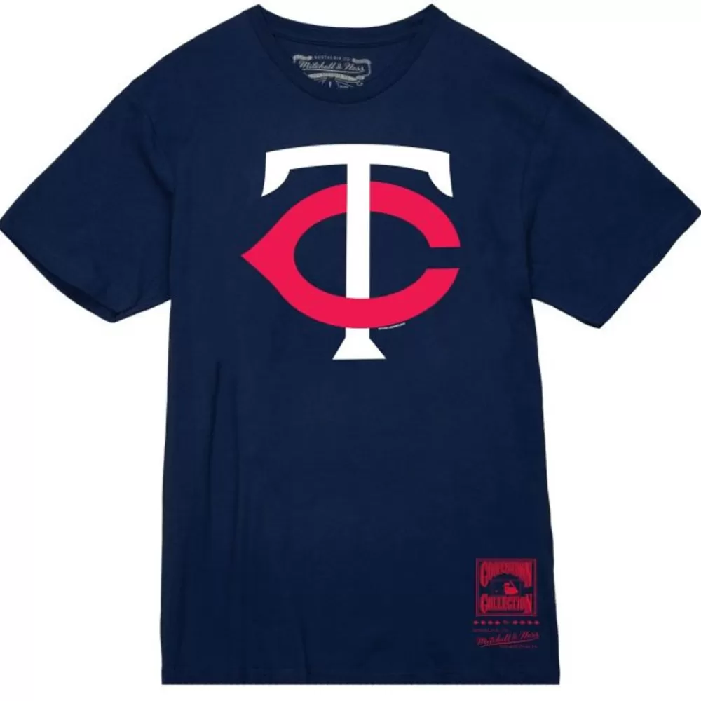 Apparel Mitchell & Ness T-Shirts & Tops-Basic Logo 2 Tee Minnesota Twins