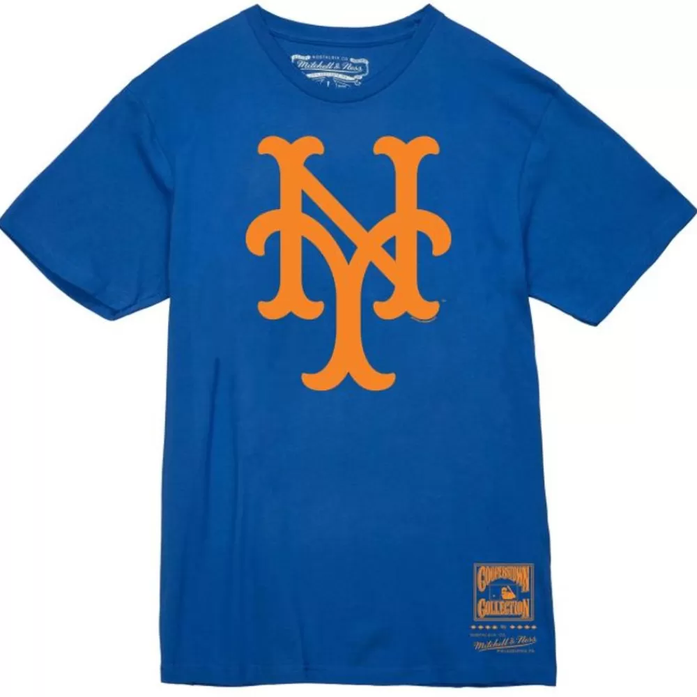 Apparel Mitchell & Ness T-Shirts & Tops-Basic Logo 2 Tee New York Mets
