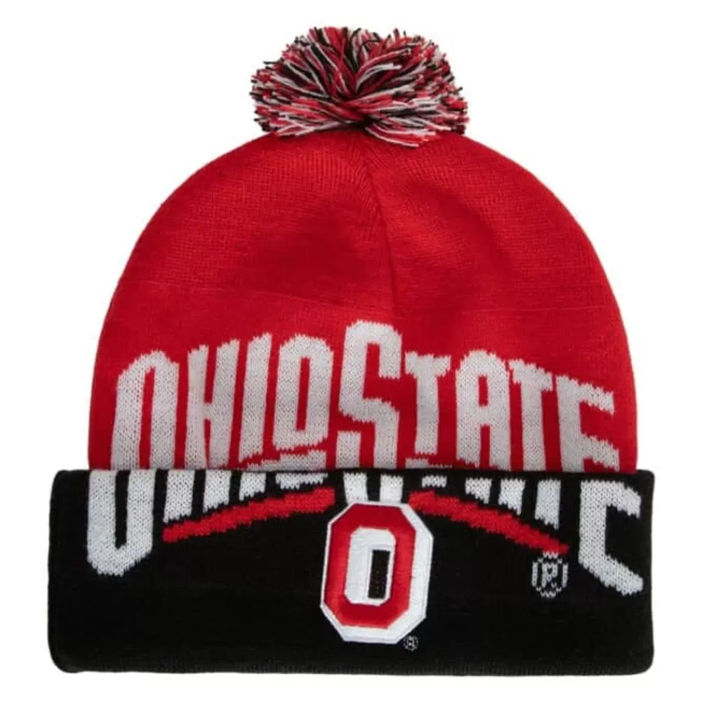 Headwear Mitchell & Ness -Double Take Pom Knit Ohio State