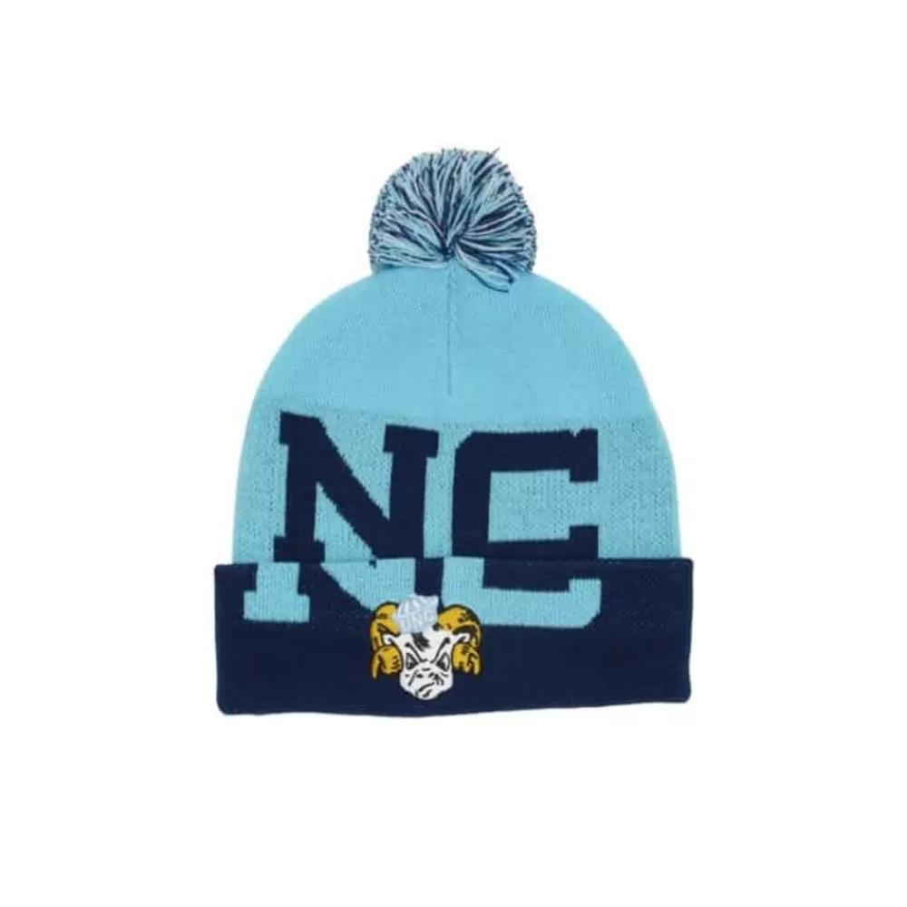 Headwear Mitchell & Ness -Double Take Pom Knit University Of North Carolina