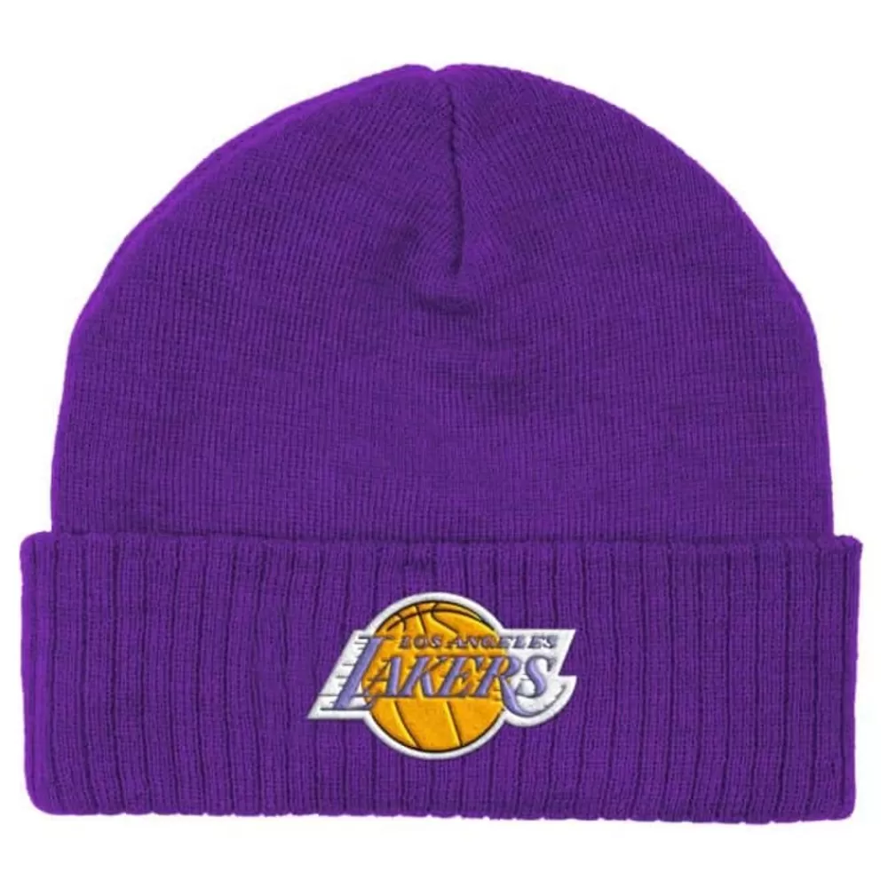 Headwear Mitchell & Ness -Fandom Knit Beanie Los Angeles Lakers