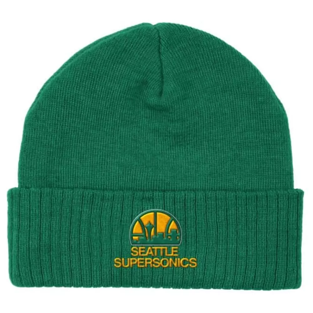 Headwear Mitchell & Ness -Fandom Knit Beanie Seattle Supersonics