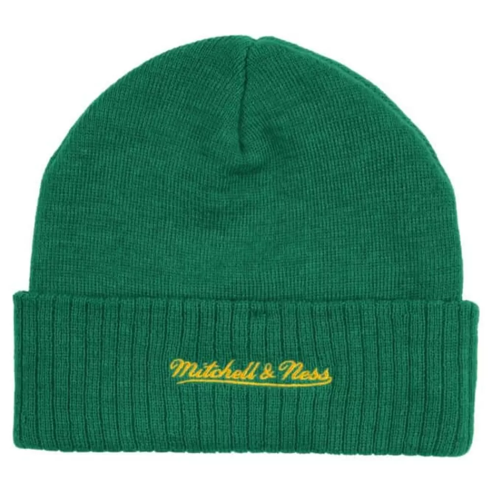 Headwear Mitchell & Ness -Fandom Knit Beanie Seattle Supersonics
