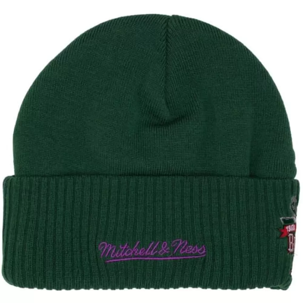 Headwear Mitchell & Ness -First Letterman Knit Hwc Milwaukee Bucks