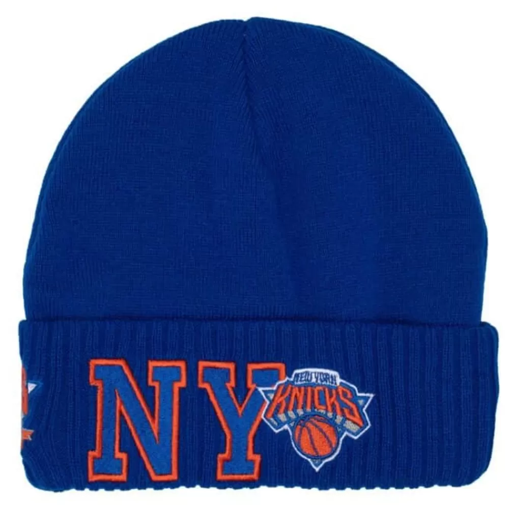 Headwear Mitchell & Ness -First Letterman Knit Hwc New York Knicks