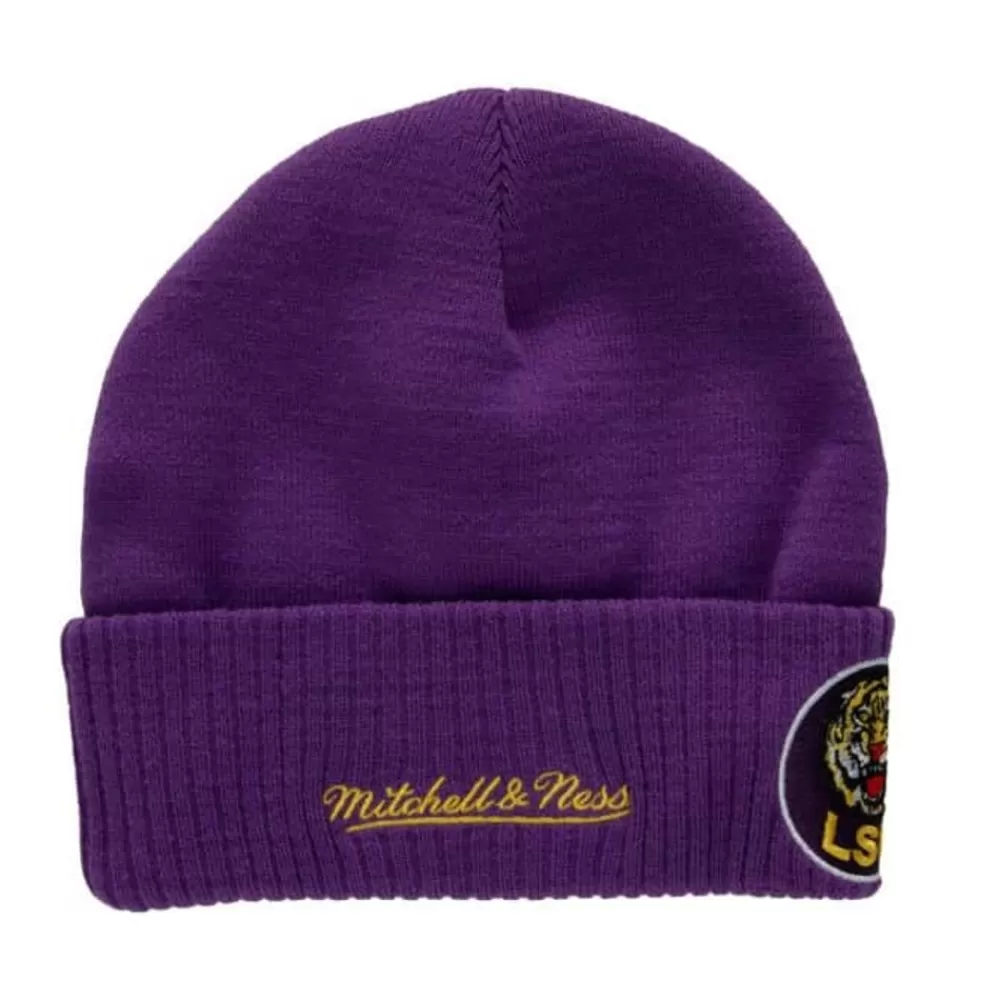 Headwear Mitchell & Ness -First Letterman Knit Louisiana State University