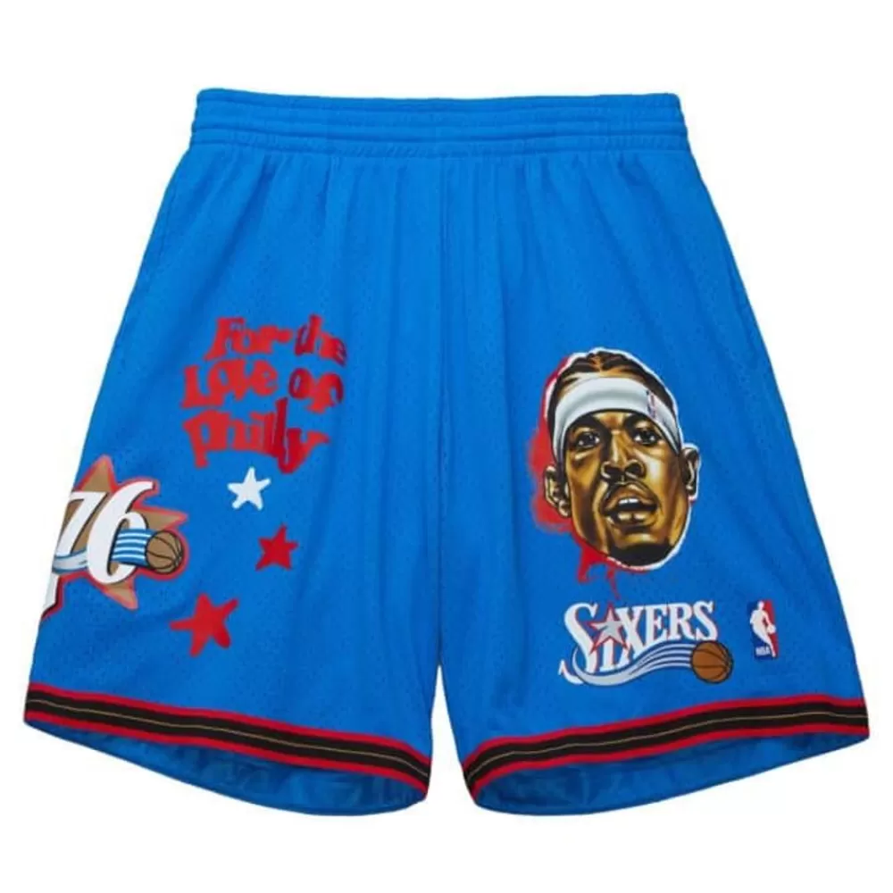 Shorts Mitchell & Ness -For The Love Shorts Philadelphia 76Ers Allen Iverson
