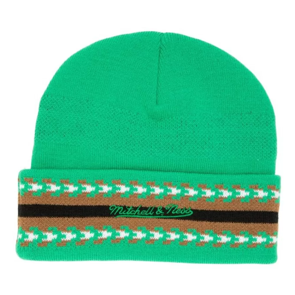 Headwear Mitchell & Ness -Game On Knit Hwc Boston Celtics