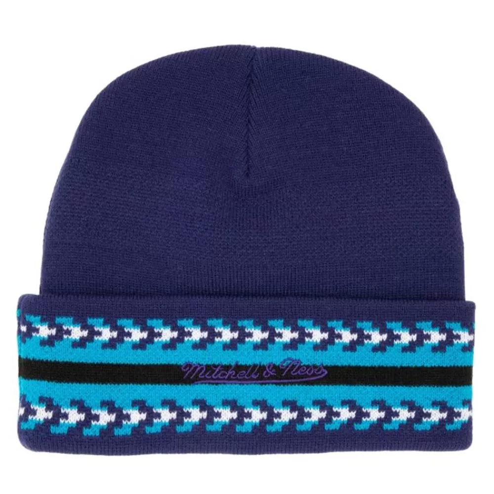 Headwear Mitchell & Ness -Game On Knit Hwc Charlotte Hornets
