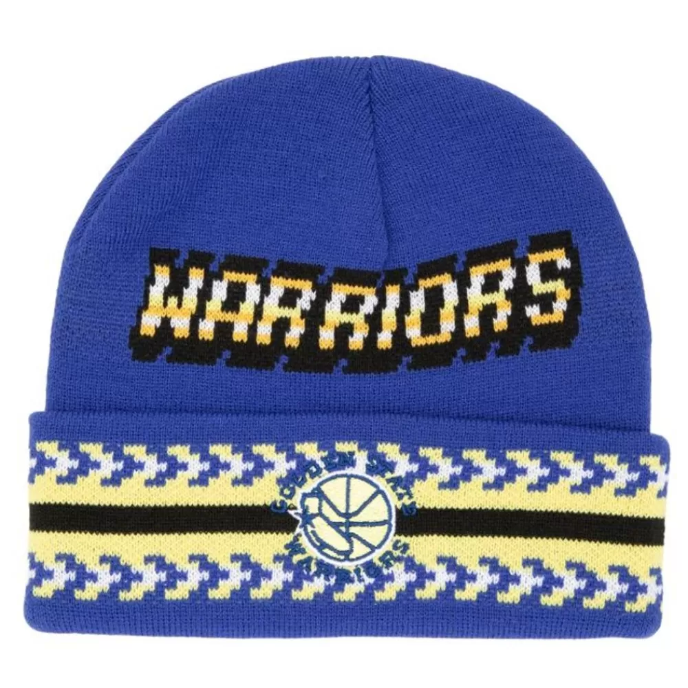 Headwear Mitchell & Ness -Game On Knit Hwc Golden State Warriors