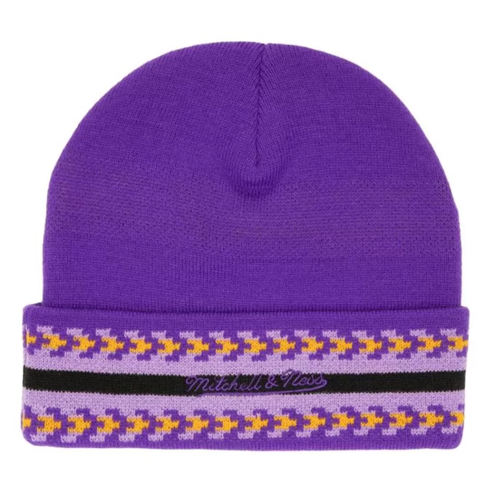 Headwear Mitchell & Ness -Game On Knit Hwc Los Angeles Lakers
