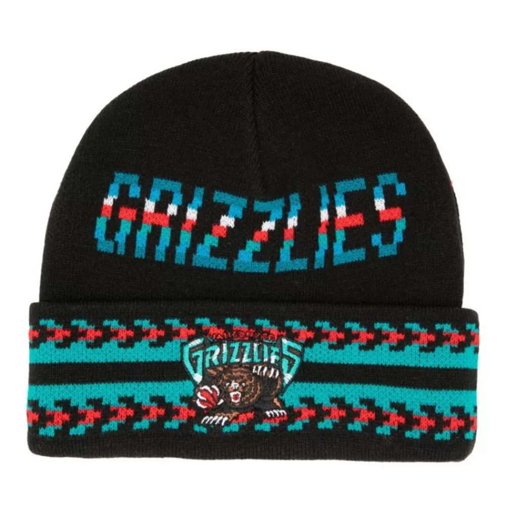 Headwear Mitchell & Ness -Game On Knit Hwc Vancouver Grizzlies