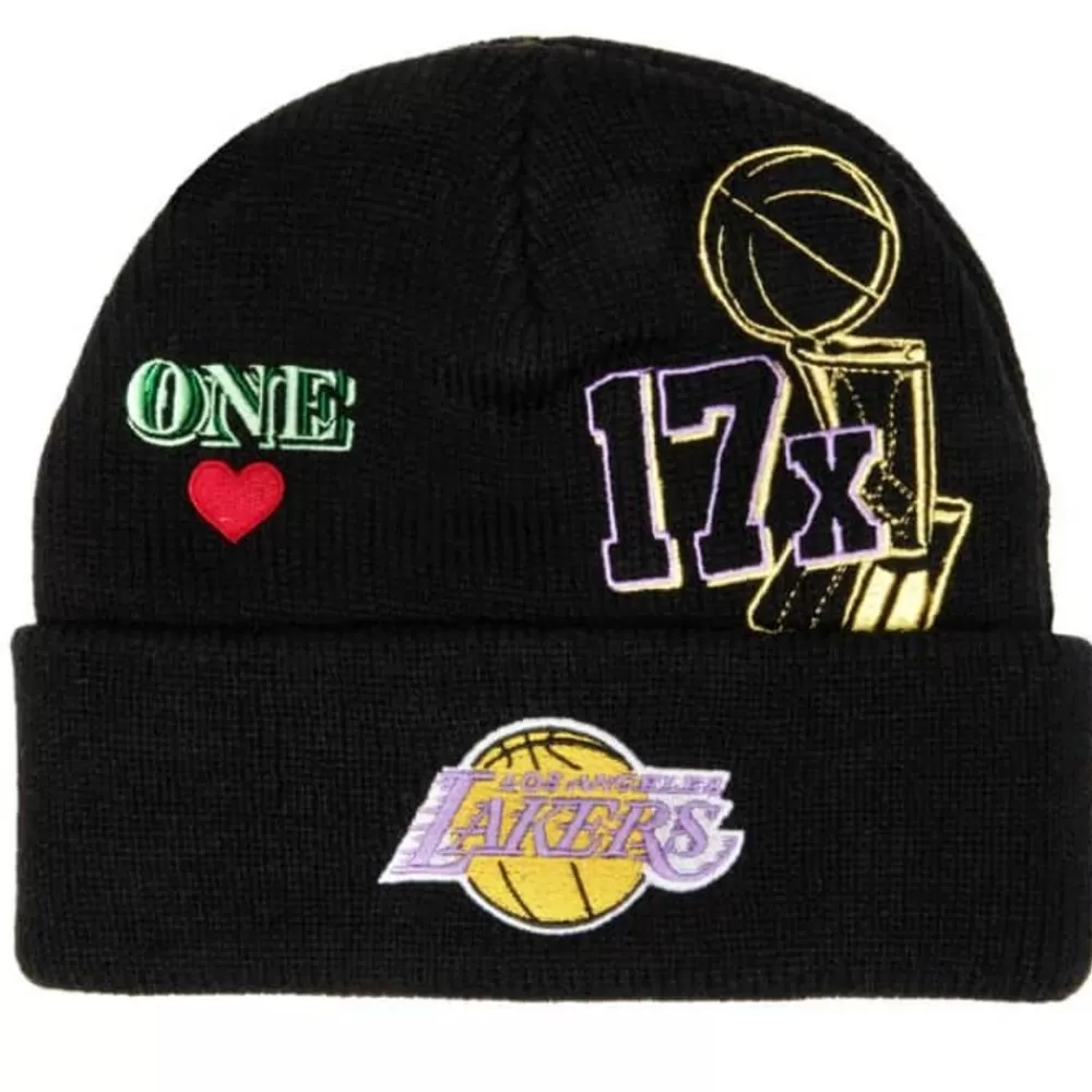 Headwear Mitchell & Ness -Hyperlocal Knit Beanie Hwc Los Angeles Lakers
