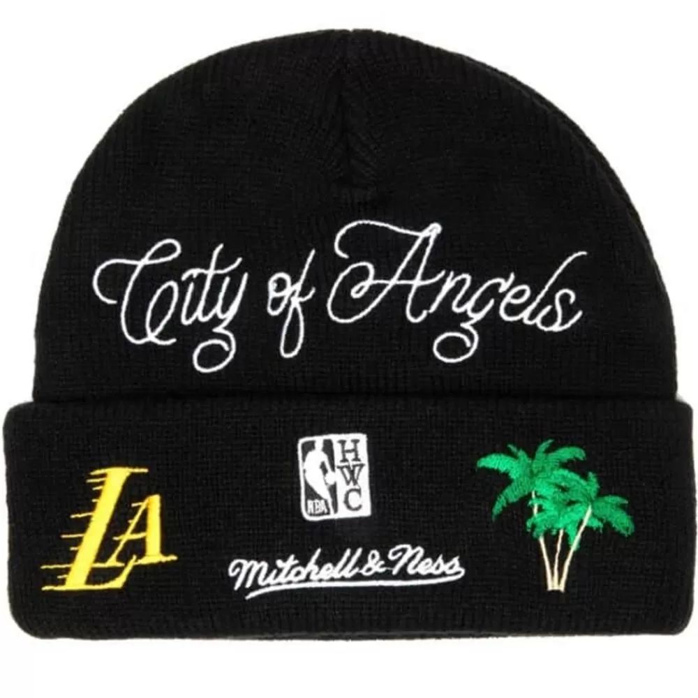 Headwear Mitchell & Ness -Hyperlocal Knit Beanie Hwc Los Angeles Lakers