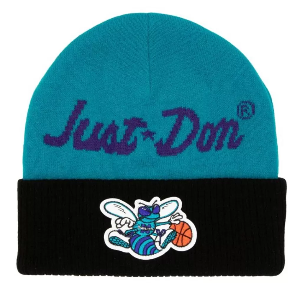 Headwear Mitchell & Ness -Just Don Cashmere Knit Hwc Charlotte Hornets