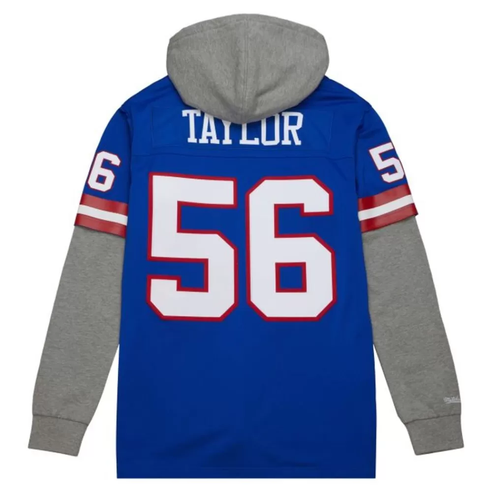 Jerseys Mitchell & Ness -Just Don Legacy Hoodie Jersey New York Giants Lawrence Taylor