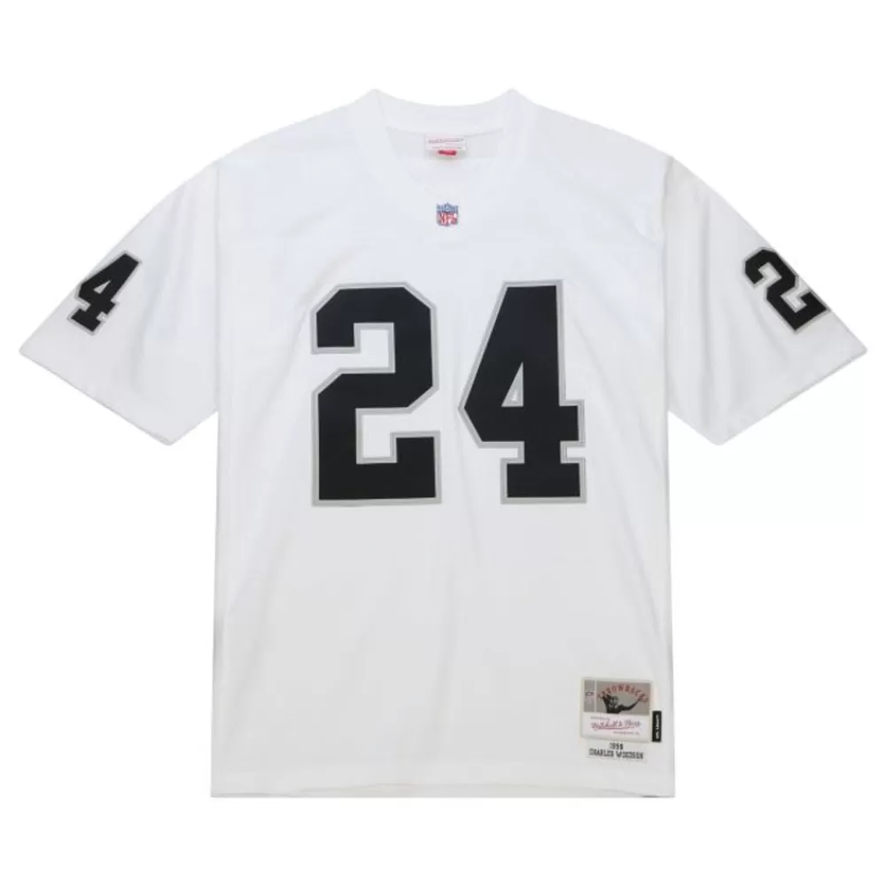 Jerseys Mitchell & Ness -Legacy Charles Woodson Oakland Raiders White 1998 Jersey