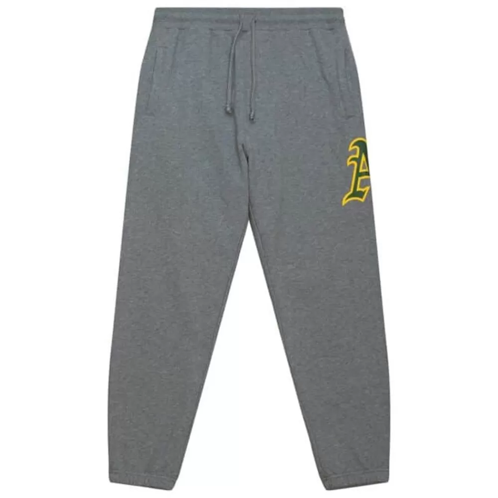 Apparel Mitchell & Ness Pants-Mlb Repeat Sweatpants Oakland Athletics