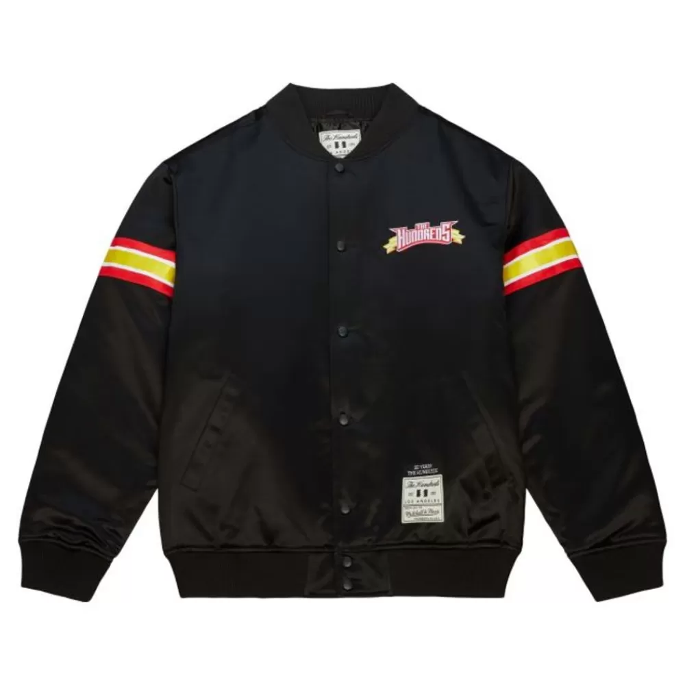 Apparel Mitchell & Ness Jackets & Outerwear-M&N X The Hundreds Satin Jacket