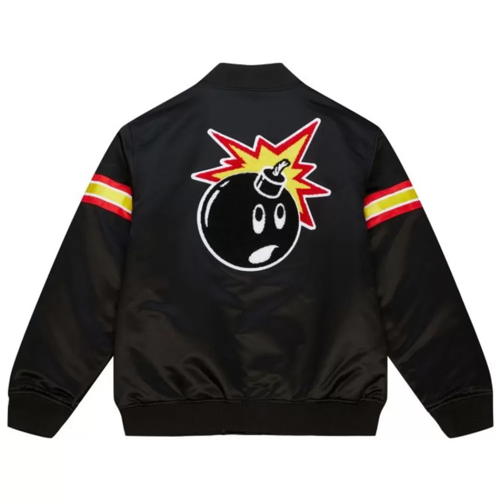 Apparel Mitchell & Ness Jackets & Outerwear-M&N X The Hundreds Satin Jacket