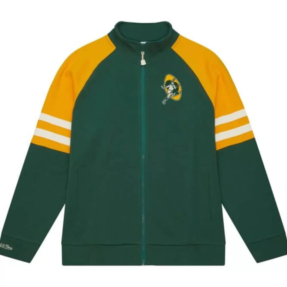 Apparel Mitchell & Ness Jackets & Outerwear-Mvp 2.0 Track Jacket Green Bay Packers