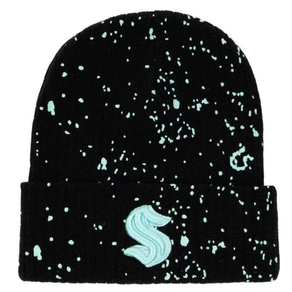 Headwear Mitchell & Ness -Nep Knit Seattle Kraken
