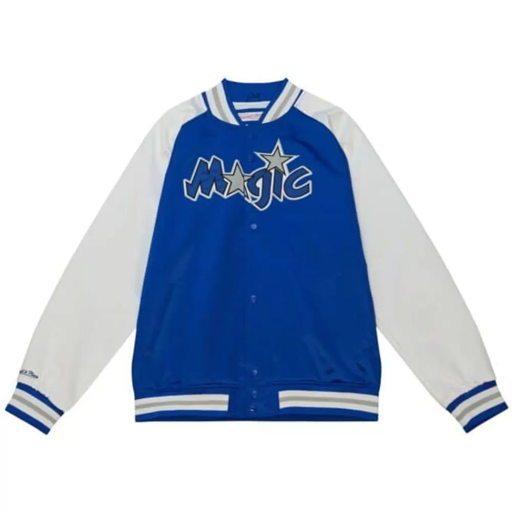 Apparel Mitchell & Ness Jackets & Outerwear-Primetime Lw Satin Jacket Orlando Magic