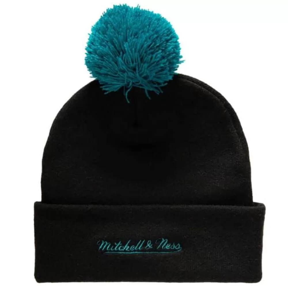 Headwear Mitchell & Ness -Punch Out Pom Knit San Jose Sharks