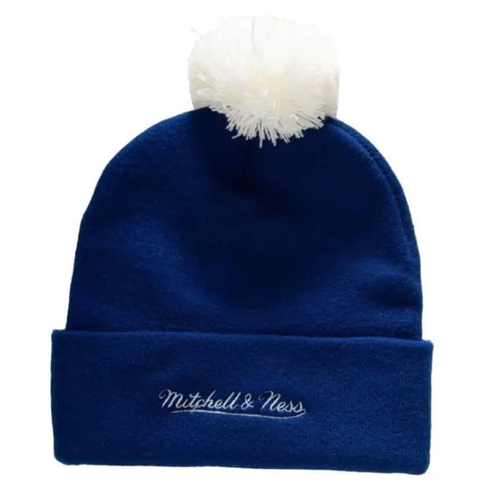 Headwear Mitchell & Ness -Punch Out Pom Knit Toronto Maple Leafs