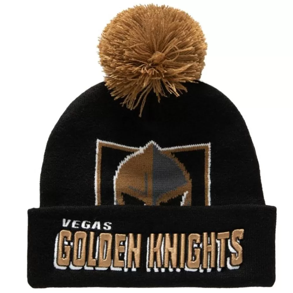 Headwear Mitchell & Ness -Punch Out Pom Knit Vegas Golden Knights