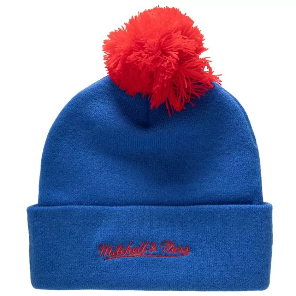 Headwear Mitchell & Ness -Punch Out Pom Knit Washington Capitals