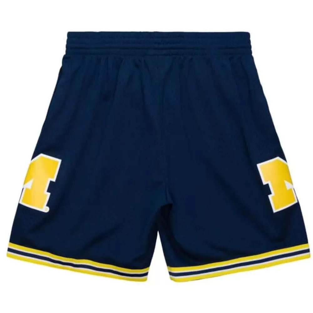 Shorts Mitchell & Ness -Replica University Of Michigan Road 1991 Shorts