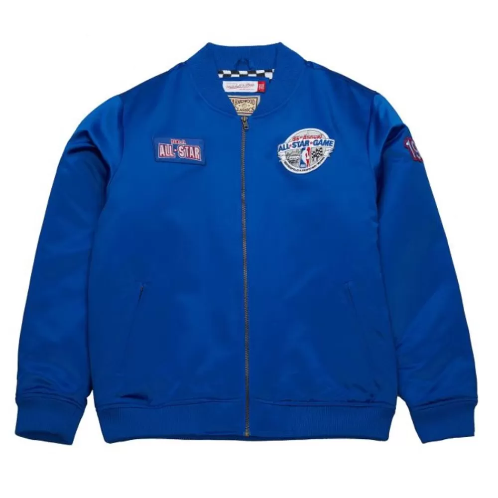 Apparel Mitchell & Ness Jackets & Outerwear-Satin Bomber Jacket Nba All-Star 1985