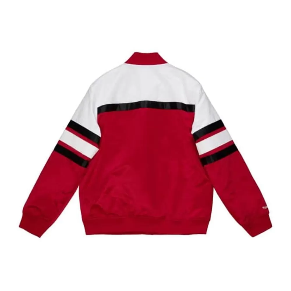 Apparel Mitchell & Ness Jackets & Outerwear-Special Script Heavyweight Satin Jacket Cincinnati Reds