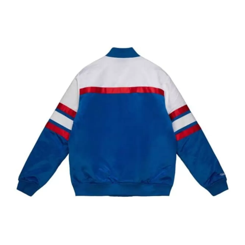 Apparel Mitchell & Ness Jackets & Outerwear-Special Script Heavyweight Satin Jacket Los Angeles Clippers