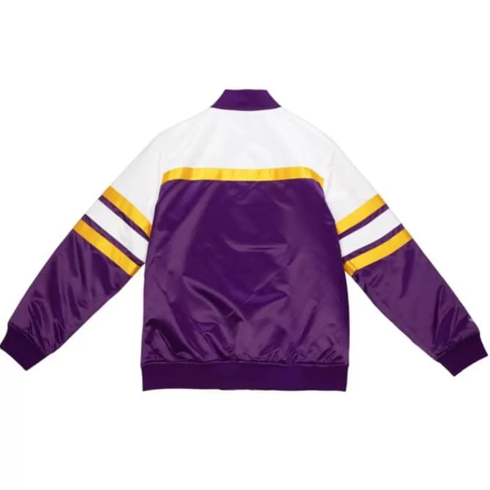 Apparel Mitchell & Ness Jackets & Outerwear-Special Script Heavyweight Satin Jacket Los Angeles Lakers