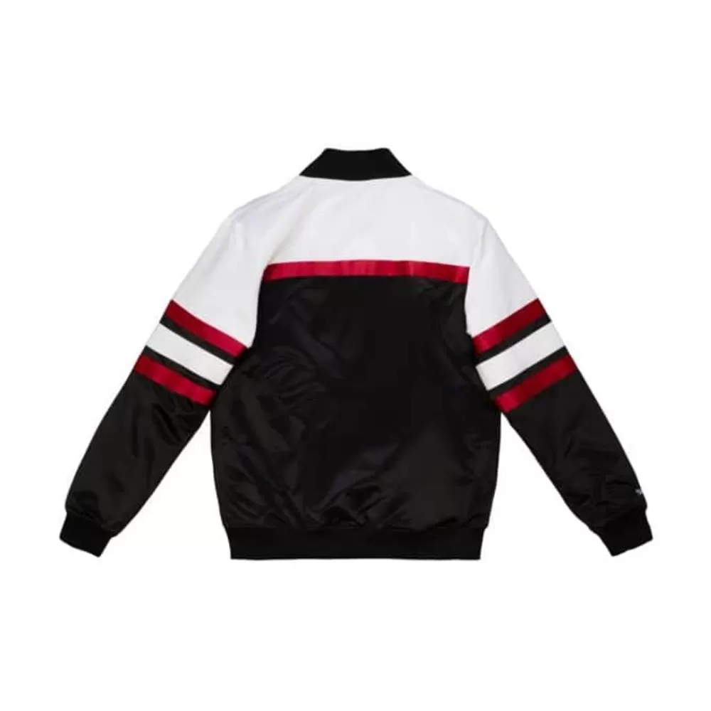 Apparel Mitchell & Ness Jackets & Outerwear-Special Script Heavyweight Satin Jacket Miami Heat