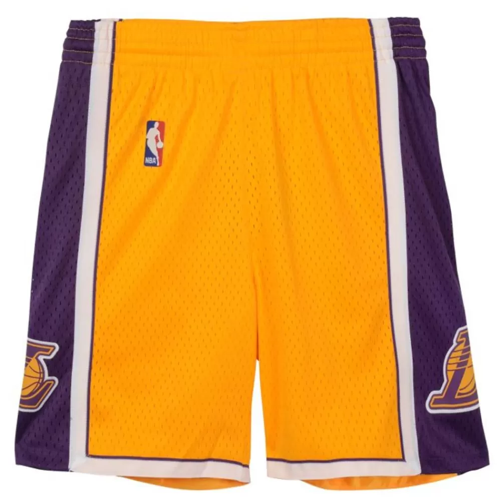 Apparel Mitchell & Ness Big Kids-Swingman Los Angeles Lakers Home Shorts