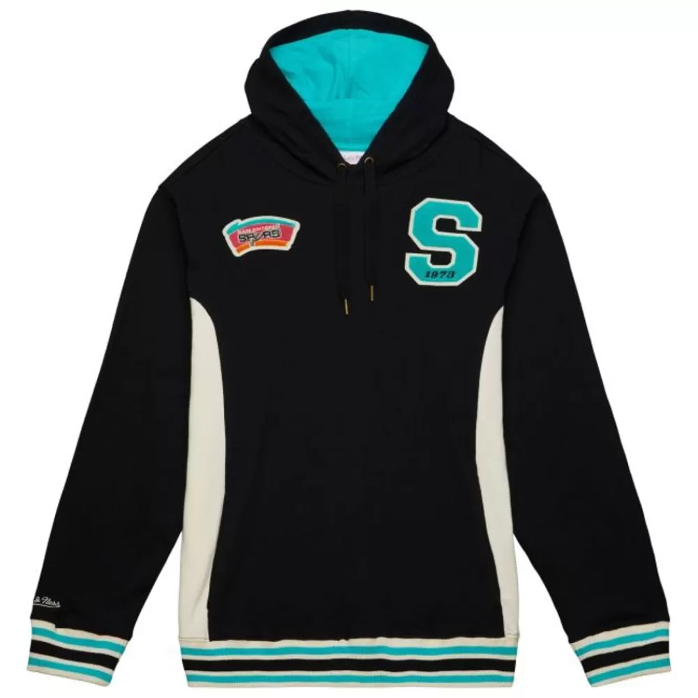 Apparel Mitchell & Ness Hoodies & Sweatshirts-Team Legacy French Terry Hoodie San Antonio Spurs