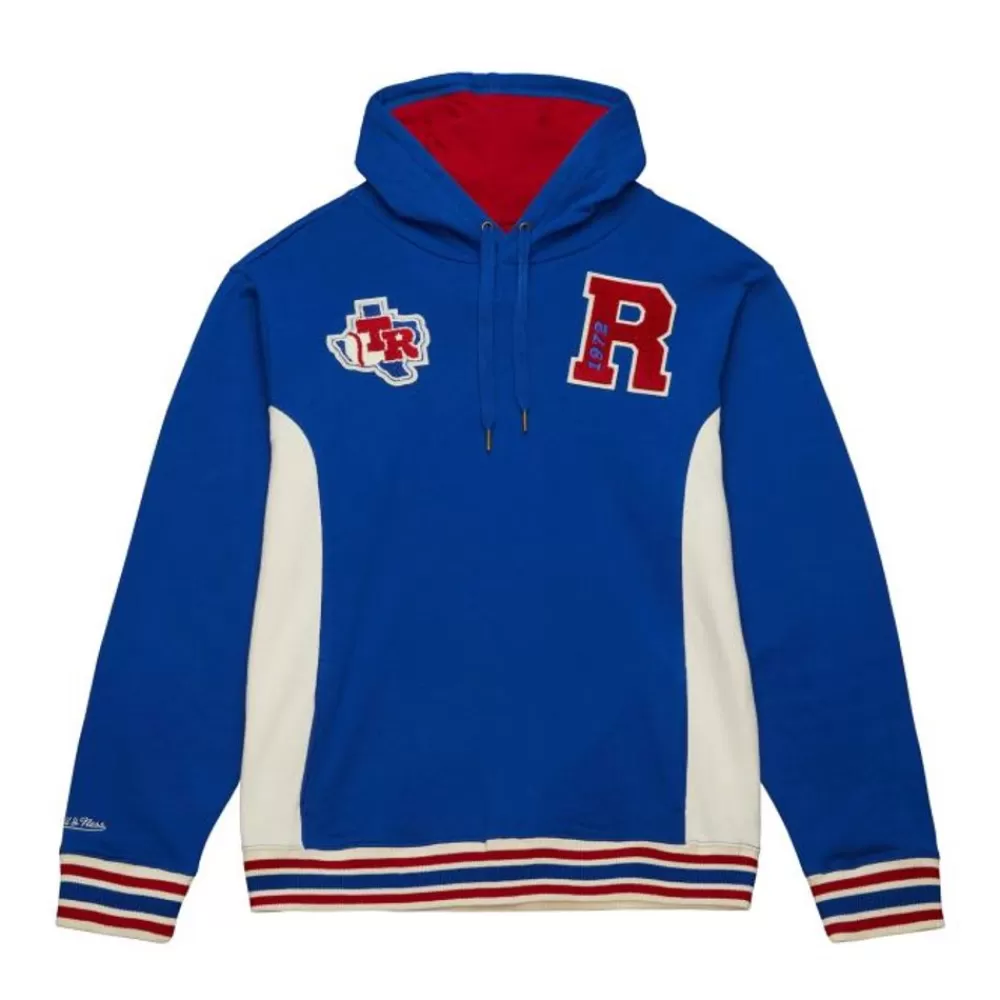 Apparel Mitchell & Ness Hoodies & Sweatshirts-Team Legacy French Terry Hoodie Texas Rangers