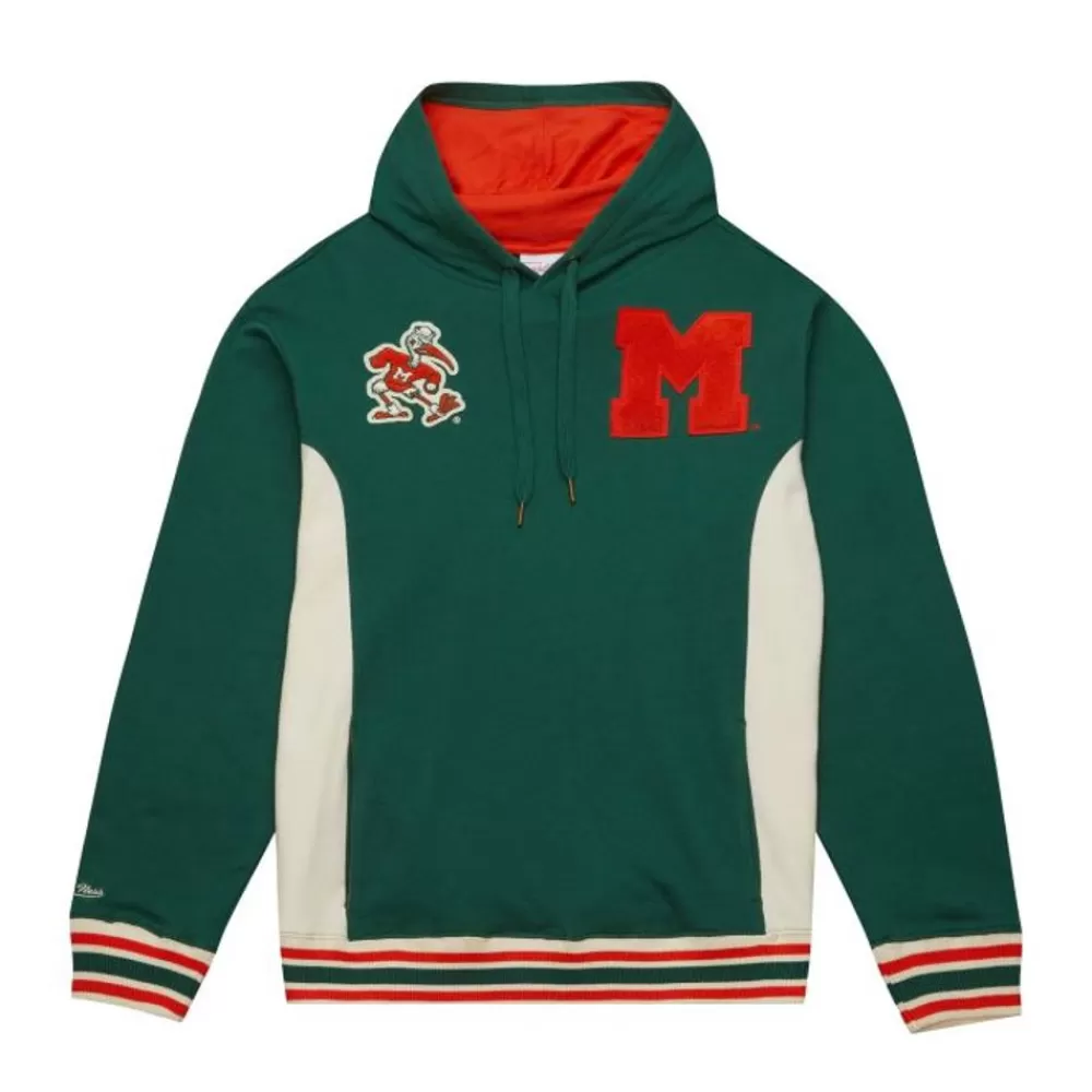 Apparel Mitchell & Ness Hoodies & Sweatshirts-Team Legacy French Terry Hoodie University Of Miami