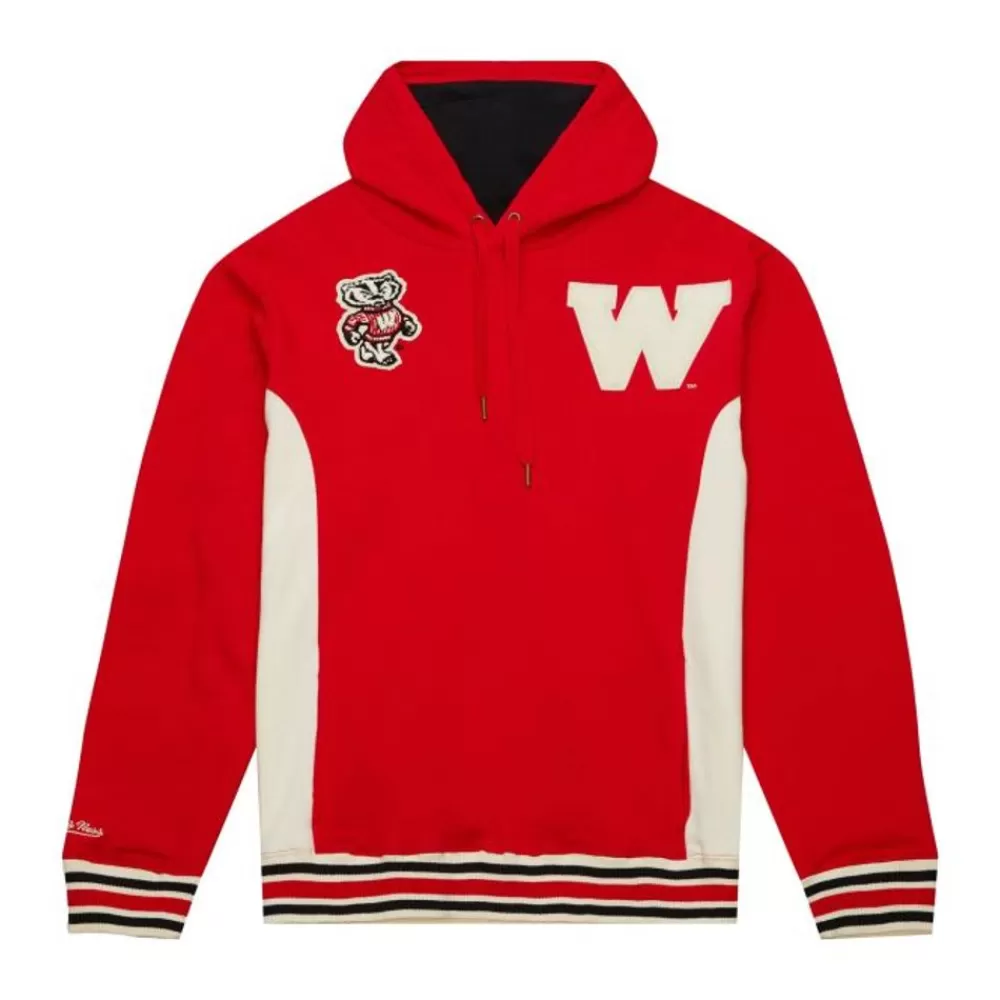 Apparel Mitchell & Ness Hoodies & Sweatshirts-Team Legacy French Terry Hoodie University Of Wisconsin - Madison