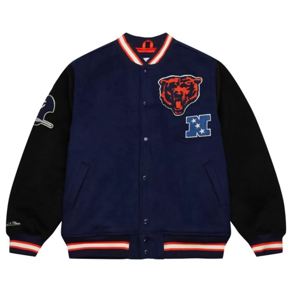 Apparel Mitchell & Ness Jackets & Outerwear-Team Legacy Varsity Jacket Chicago Bears