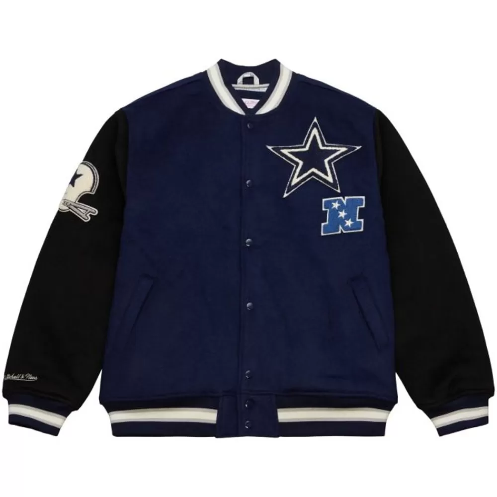 Apparel Mitchell & Ness Jackets & Outerwear-Team Legacy Varsity Jacket Dallas Cowboys