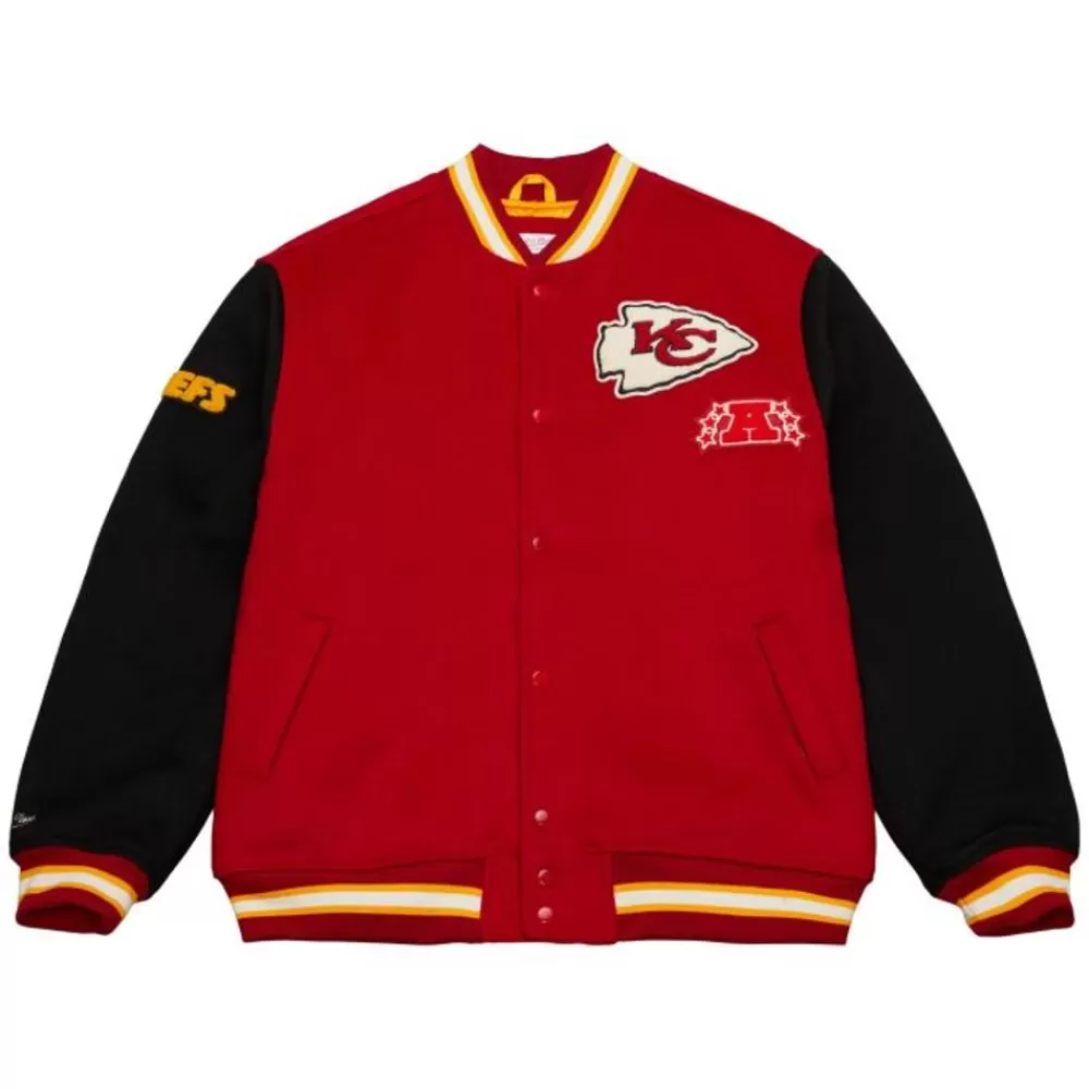 Apparel Mitchell & Ness Jackets & Outerwear-Team Legacy Varsity Jacket Kansas City Chiefs